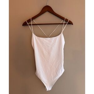 Aritzia Babaton White Bodysuit